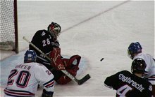 Jason Braun makes one of 31 saves