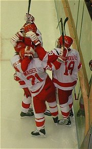 The Terriers celebrate