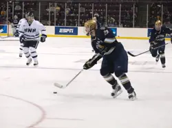 Captain Mark Van Guilder assisted on three of Notre Dame's seven goals (photo: Candace Horgan).