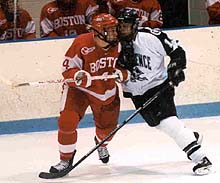 Cole Gendreau (right) came up big and extended his college career.