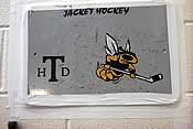 'HTD' - what coach Dan Stauber says Yellowjacket hockey is all about. (photo: Scott Biggar)