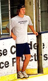 Andy Hilbert is looking at a future in the NHL after signing with the Boston Bruins on Monday. (photo by Marjorie Marshall)