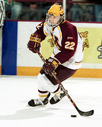 Jeff Taffe was second in the nation with 34 goals this past season including a nation's best 14 on the power play. (photo: Michelle King/Minnesota sports information)