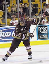 Tony Voce played in two Frozen Fours at Boston College, winning the 2001 NCAA title.