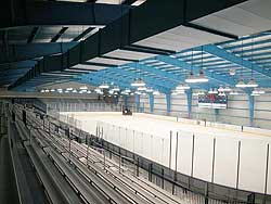 The 2,500-seat Boss Arena opened its doors at the University of Rhode Island last week. (photo by Nora Lewis)