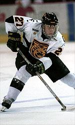 CC's Peter Sejna leads the nation in scoring. (photo: WCHA)