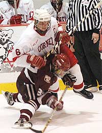 Doug Murray is a big part of Cornell's nation-best defense (photo: eLynah.com).