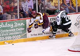 Ferris State is challenging the CCHA's traditional powers this season.