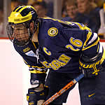 Jed Ortmeyer has been the two-time captain of the Wolverines (Photo:  Talya Arbisser)