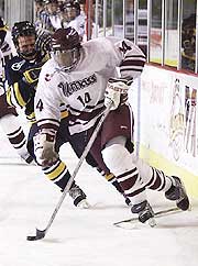 Mauldin was second on UMass with 15 goals this season, despite missing eight games. (photo: James Schaffer)