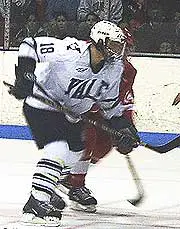 Yale's Chris Higgins became the first ECAC player taken in the first round in 16 years when he was selected 14th by Montreal.