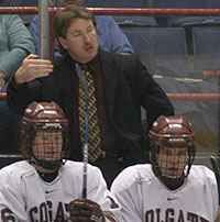 Stan Moore, known as a great teacher, has won two ECAC Coach of the Year awards. (photos: Timothy McDonald)