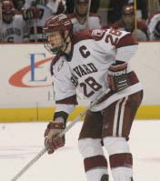 Harvard captain Kenny Smith was benched for two games, but returned as the Crimson streaked to an ECAC title. (photo: Timothy M. McDonald)