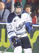 Maine's Todd Jackson leads the nation with four shorthanded goals.
