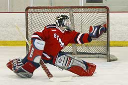 Justin Simmons makes the glove save.