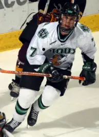 Brandon Bochenski keys the UND offense (photo: Scott Gaddini, UND Athletics).