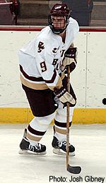 Patrick Eaves was the Hockey East Player of the Year (photo: Josh Gibney).