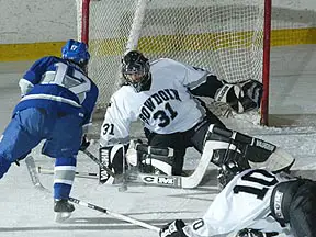 George Papachristopoulos is among national leaders in goaltending statistics while backing Polar Bears' climb in the rankings.