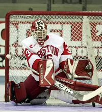 John Curry has earned his spot atop the Terrier goaltending list this season.