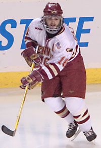 Kevin Ulanski scored twice, including the game winner, Saturday for DU (photos: Melissa Wade).