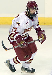 DU's Luke Fulghum may be the WCHA's most underrated player (photo: Melissa Wade).