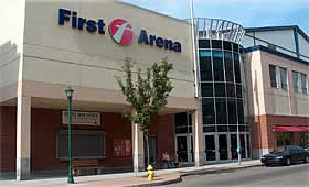 First Arena in Elmira, N.Y. (photo courtesy City of Elmira)
