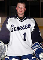 Knights Goalie Brett Walker was the SUNYAC championship MVP.