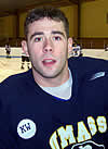 The nation's leading scorer, Scott Trahan leads the Corsair offense.