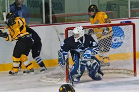 Middlebury goaltender Kate Kogut made 25 saves in the third period, setting an NCAA record.