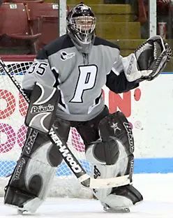 Tyler Sims is expected to assume the number-one goaltending slot for the Friars (photo: Melissa Wade).