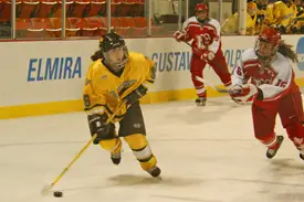 Kelly Crandall tallied a goal and an assist to lead the Gusties.