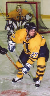 Captain Joe Ori and goalie Doug Kisielius