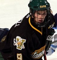 Torrey Mitchell's buzzer-beater gave the Catamounts a win over UNH (photo: UVM athletics).