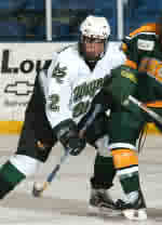 Stavros Paskaris hasn't had to go far to play Division I hockey (photos: Mark Hicks / WestSide Photography).