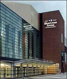 The Blue Cross Arena at the Rochester War Memorial seats more than 11,000 for hockey.