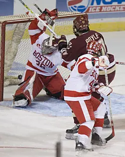 Brian Boyle got the ball rolling with BC's first goal of the evening.