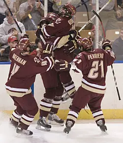 Boston College upended archrival Boston University when it counted most (photos: Melissa Wade).
