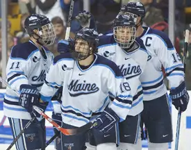 Maine moved into the East Regional final with a Saturday win over Harvard (photo: Melissa Wade).