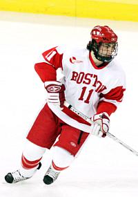 Dan Spang stepped up his game during the Terriers' title-winning second-half run.