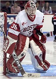 John Curry and the Terriers won yet another Beanpot championship Monday night (photo: Melissa Wade).