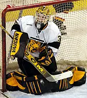 Colorado College needs Matt Zaba's best in net again this season (photo: Casey Gibson).