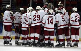 The Big Red take on Wisconsin Sunday for the right to head to the Frozen Four.