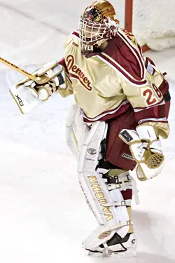 Glenn Fisher is the senior half of Denver's top-notch netminding duo...