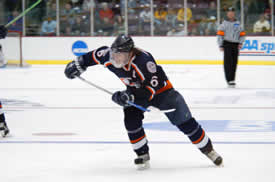 All-American Greg Gallagher skates up ice in his final game as a Statesman. (photo: Angelo Lisuzzo)