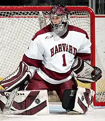 John Daigneau and the Crimson shut out UNH Thursday night (photo: Harvard sports information).