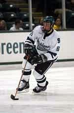 Tyler Howells' overtime goal was the winner for Michigan State.