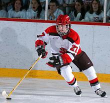 T.J. Trevelyan and St. Lawrence need wins to stay in the NCAA tournament picture (photo: Tara Freeman, SLU).