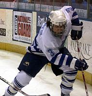 Brett McConnachie was instrumental in UAH's Saturday win with a hat trick, the first of his career (photo: George Olden).