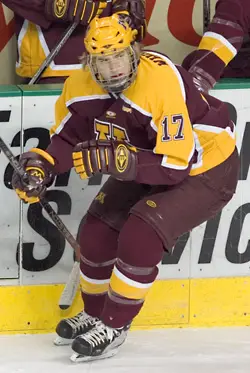 Blake Wheeler is among the Gophers who will have to step up to fill the void left by offseason departures (photo: Melissa Wade).