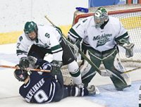 Corey Potter led the Michigan State defense which stopped everything coming Jeff Lerg's way (photo: Melissa Wade)